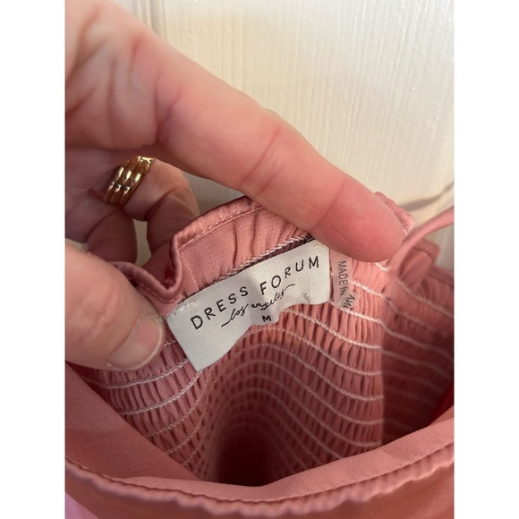 Dress‎ Forum Los Angeles Blush Pink Slip MiniDress Size M - Picture 3 of 3